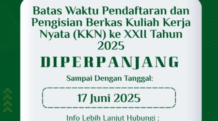 Pengumuman Perpanjangan Pendaftaran KKN ke-XXI Universitas Nurul Huda 2025