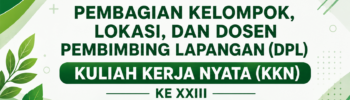PENGUMUMAN PEMBAGIAN DAN PENEMPATAN LOKASI KKN KE-XXIII UNIVERSITAS NURUL HUDA TAHUN 2026