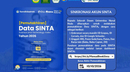 Dosen Universitas Nurul Huda Diimbau Melakukan Pemutakhiran dan Sinkronisasi Akun SINTA Tahun 2026