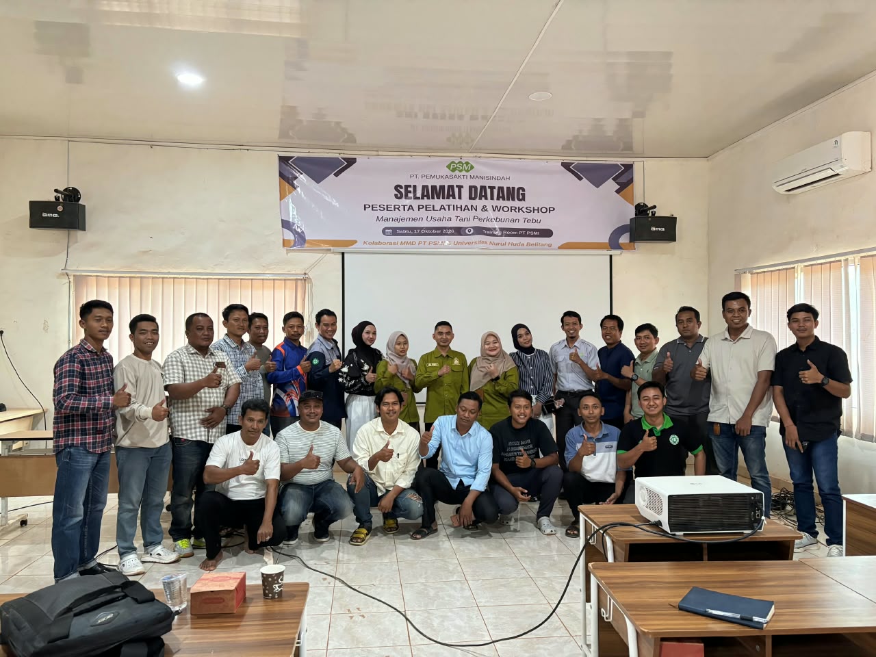 Universitas Nurul Huda Berkontribusi dalam Pengembangan Manajemen Usaha Tani Perkebunan PT Pemukasakti Manis Indah (PSMI)